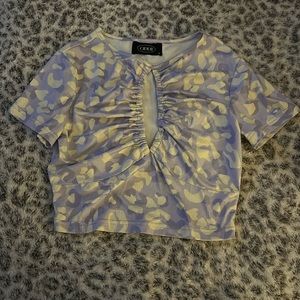 Cider Printed Crop Too